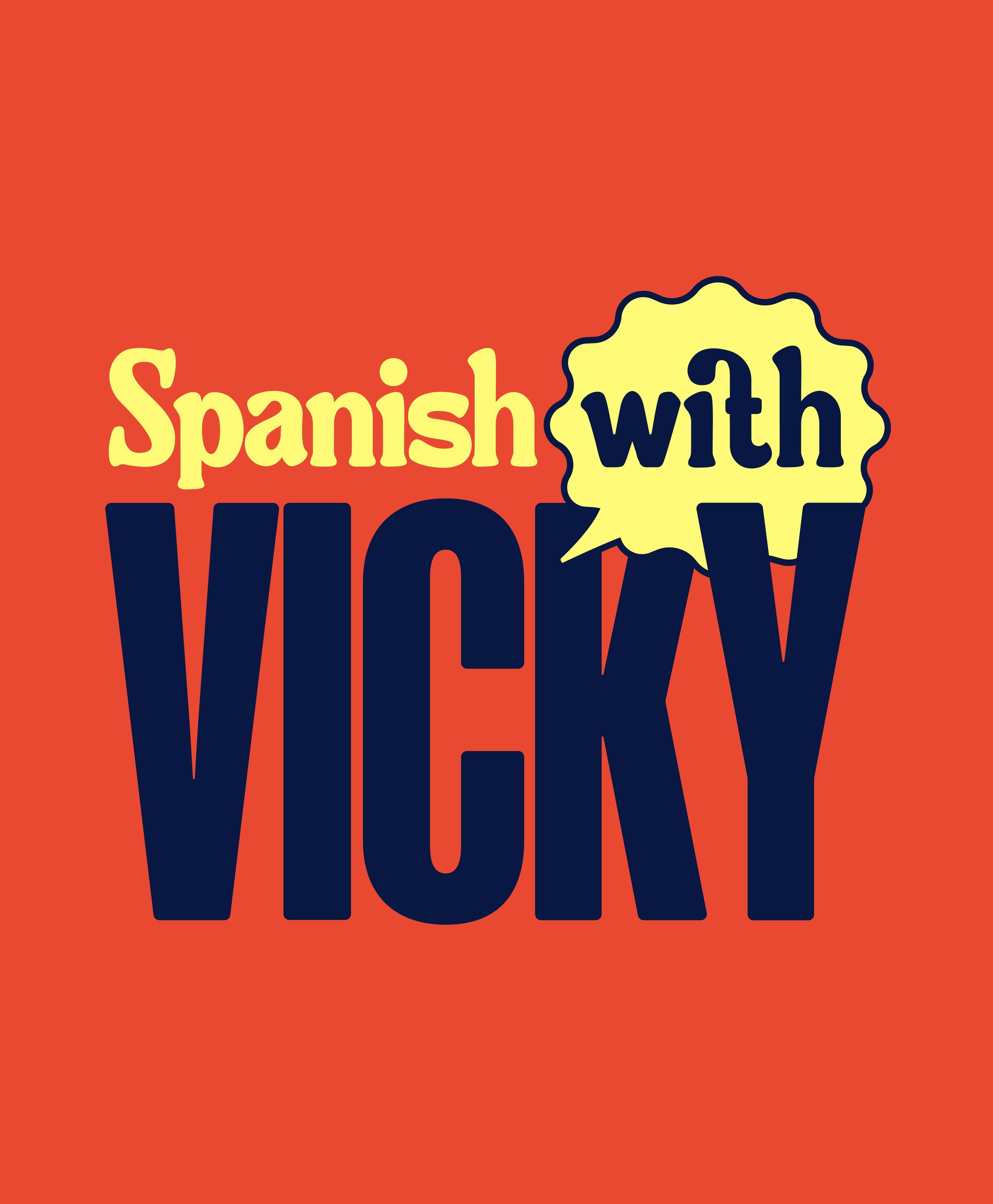 Spanish with Vicky logo