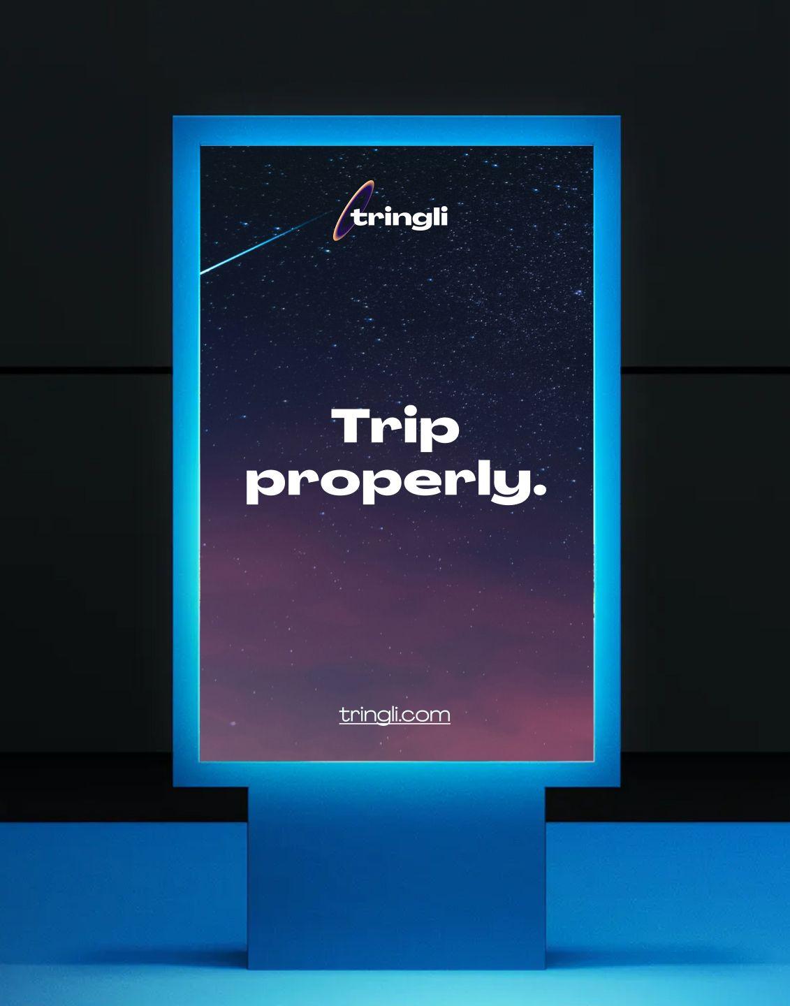 Tringli banner tripping