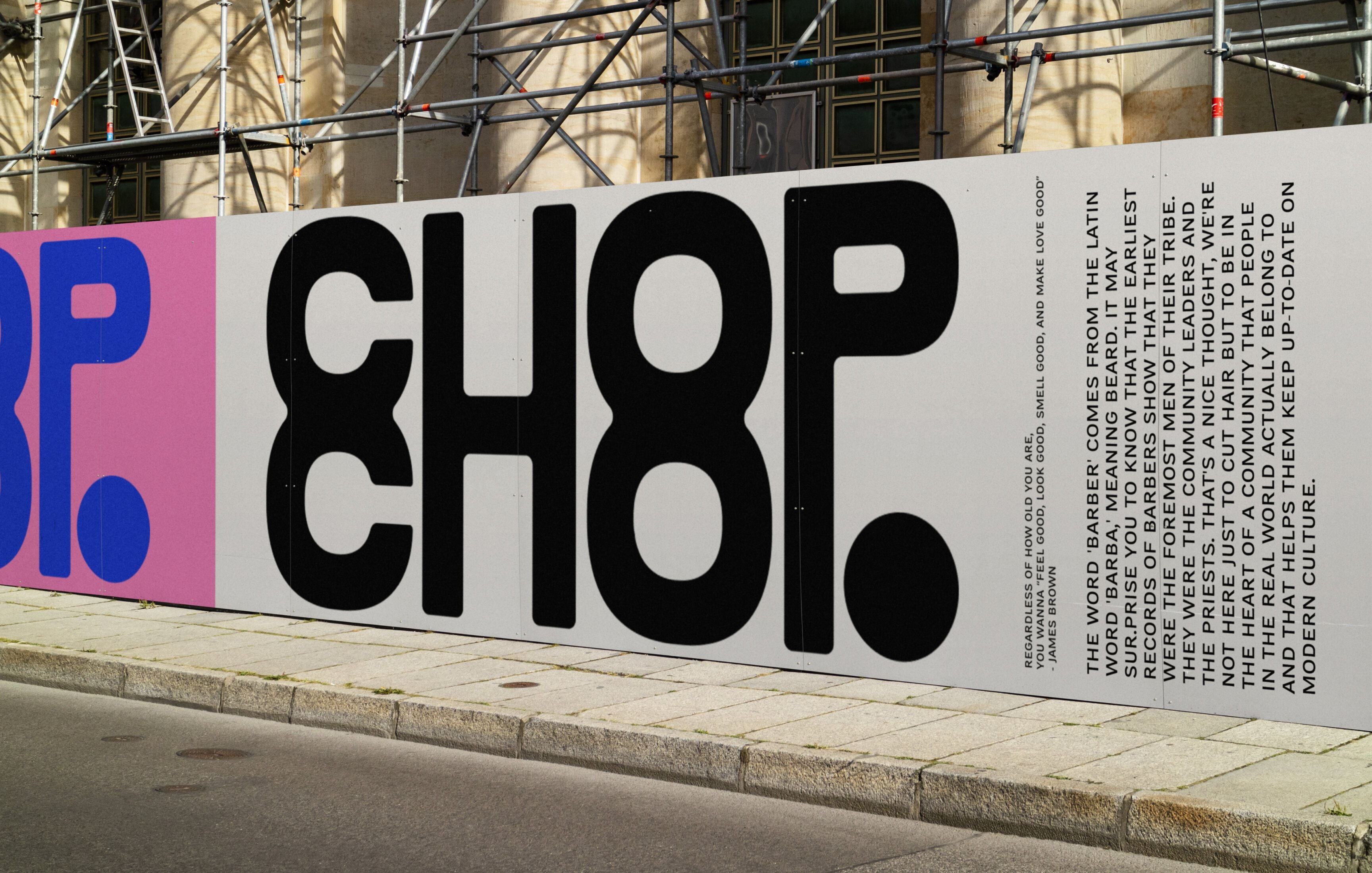 Chop X Chop advertisement