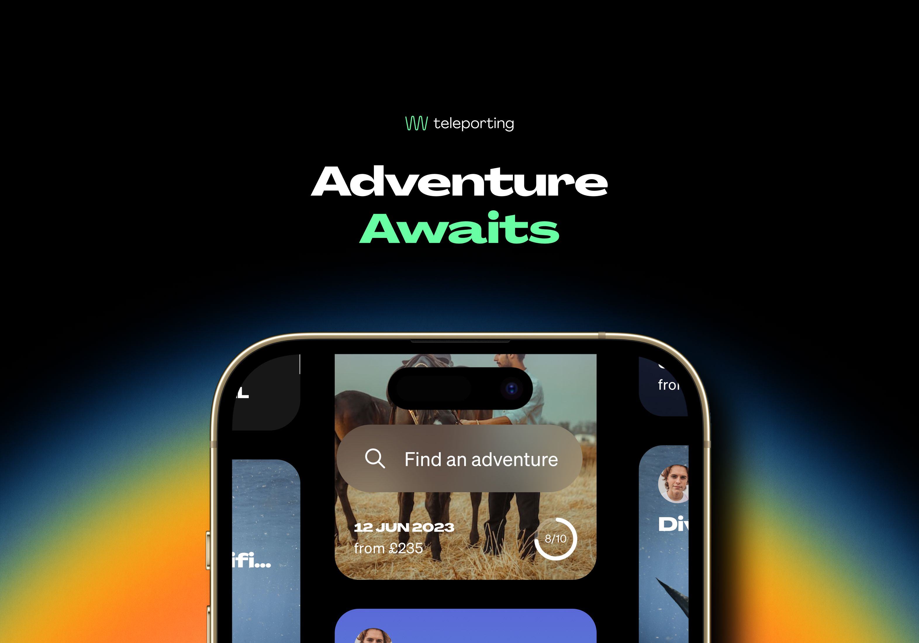 Teleporting Adventure App Advert