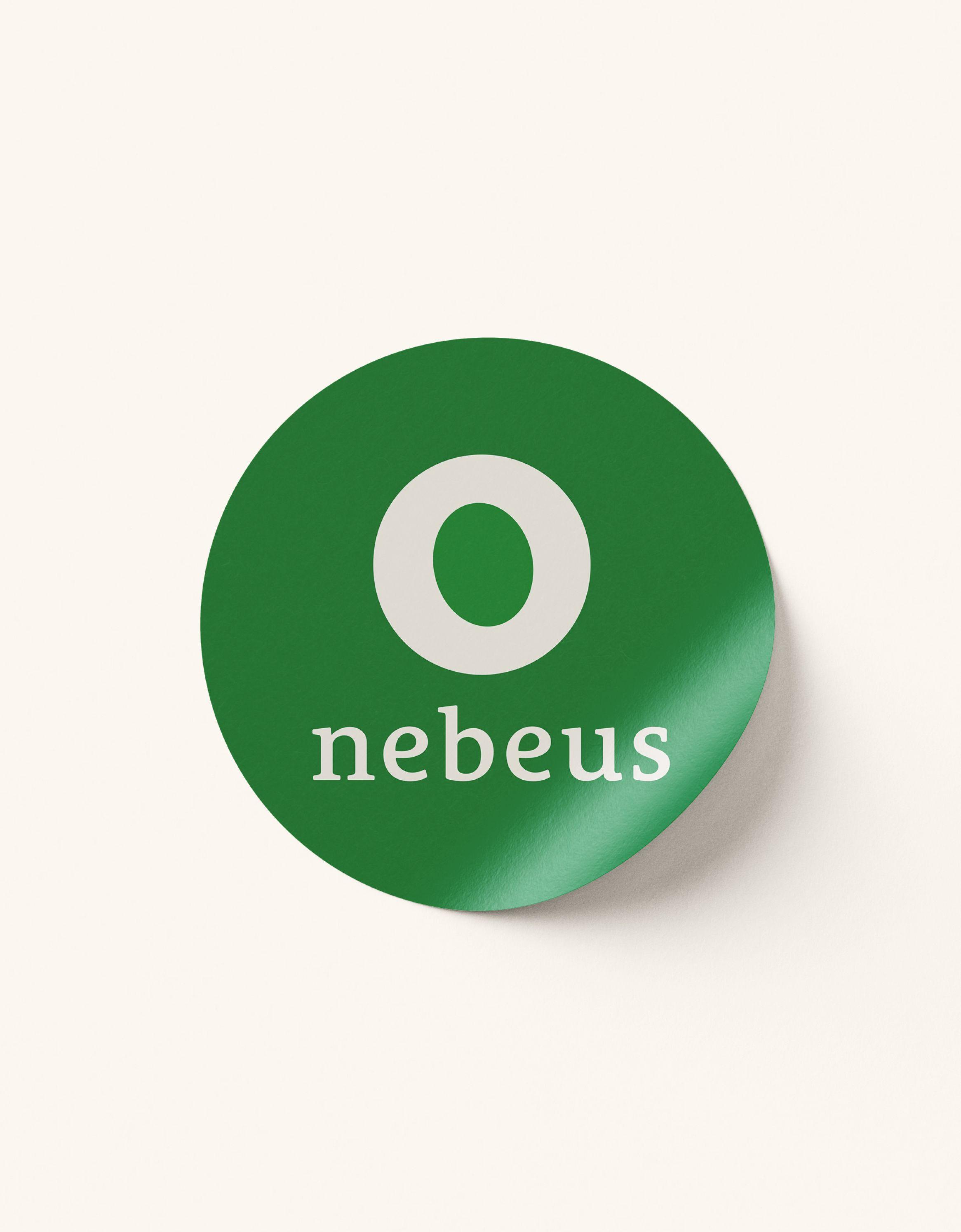 Nebeus logo sticker