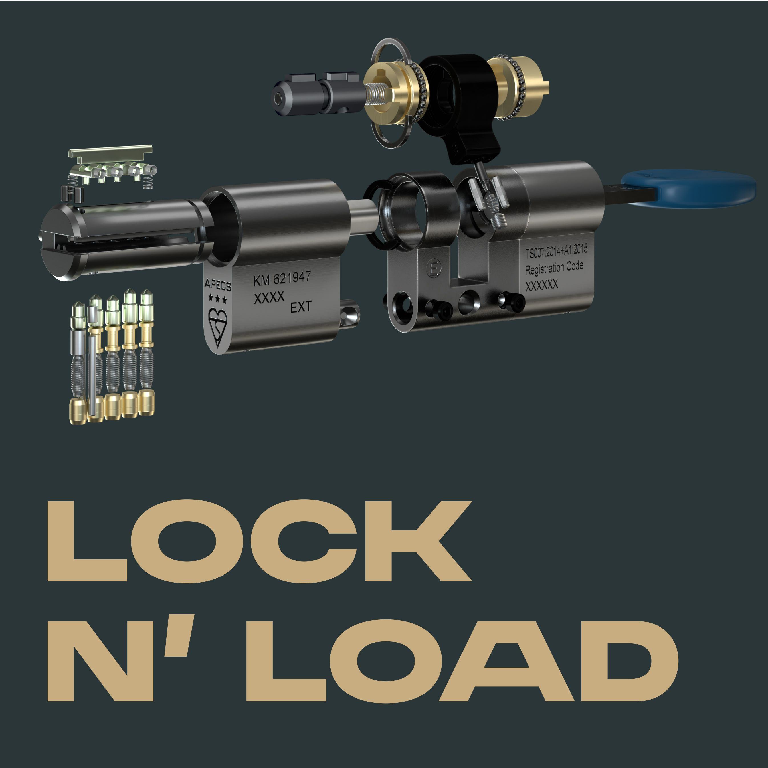 Apecs locks poster ad lock n' load