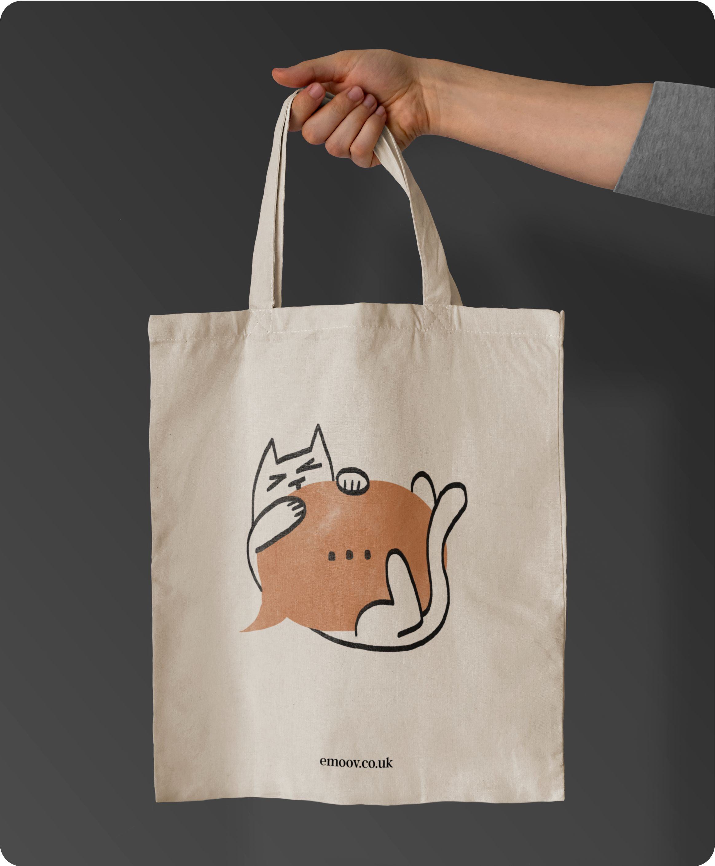 Emoov branding tote bag