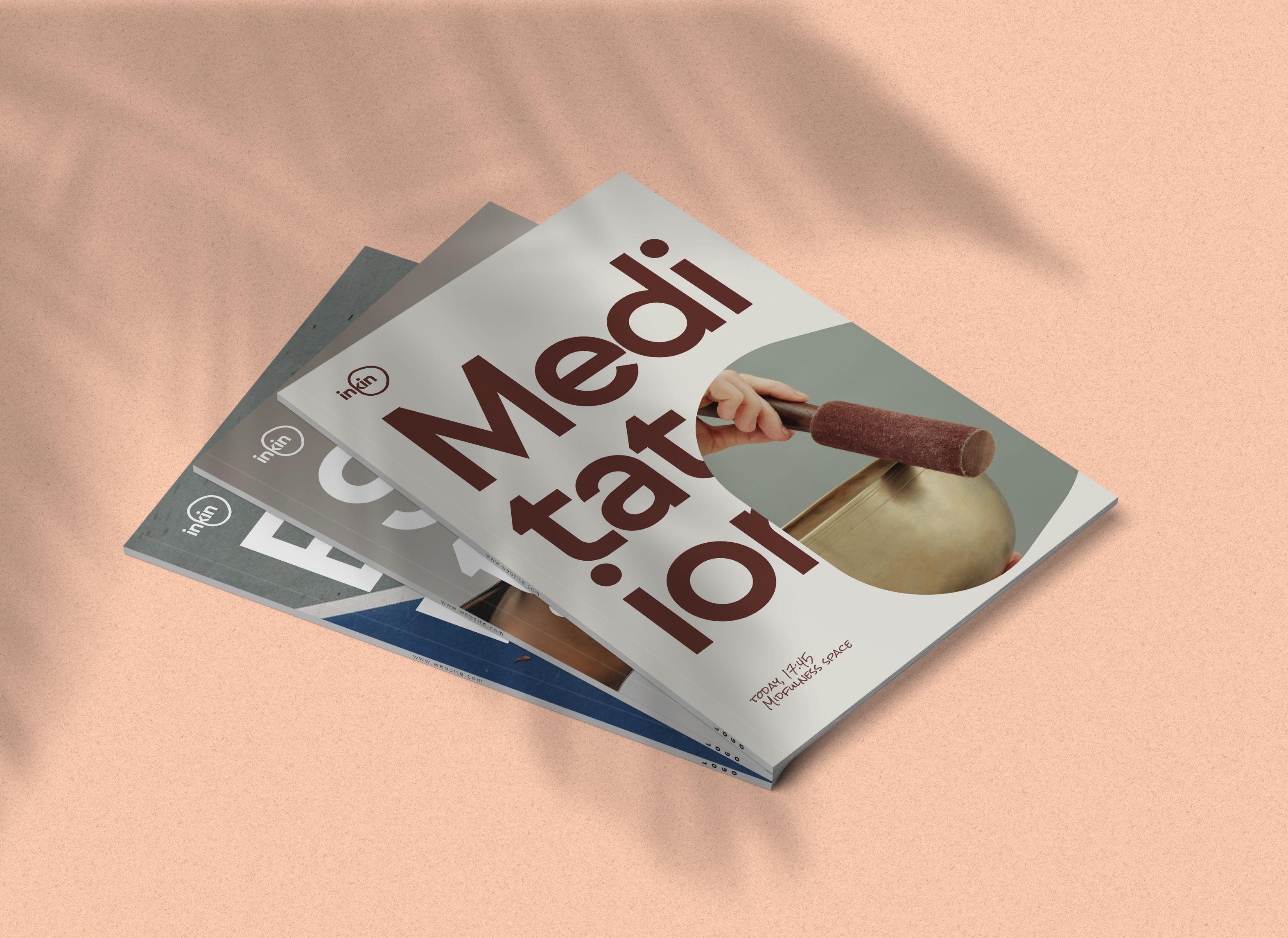 inkin magazine cover meditation